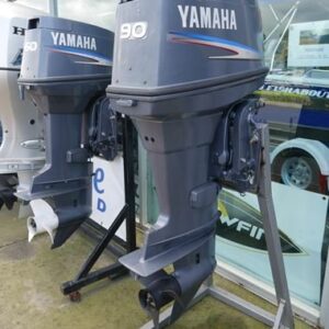 2003 Yamaha 90 HP 3 Cylinder 2 Stroke 20" Outboard Motor